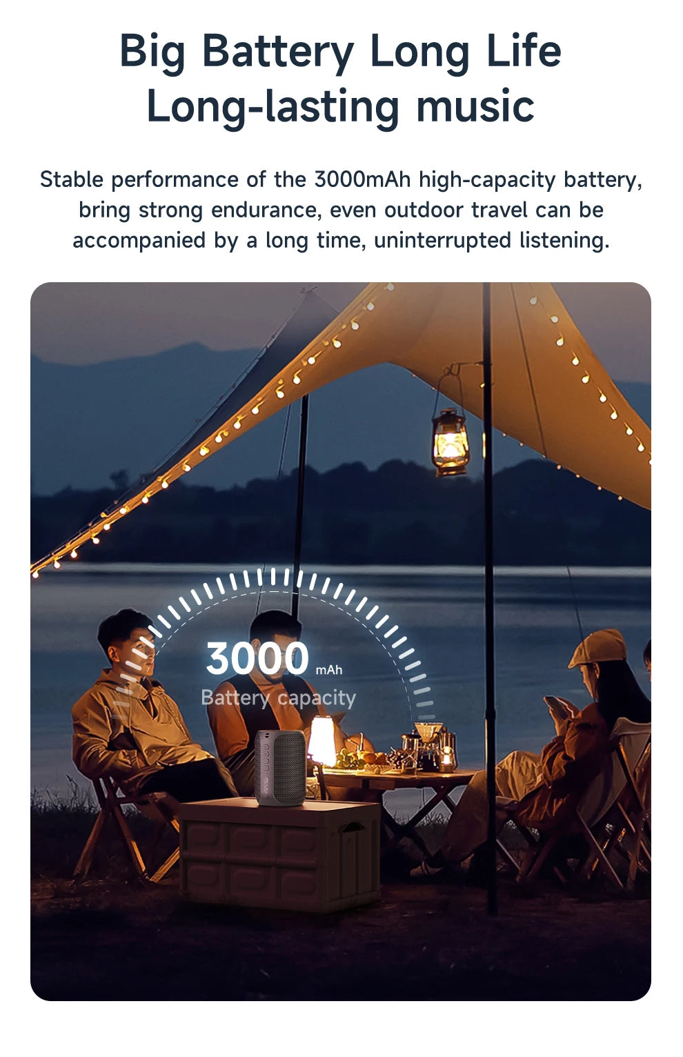 ZEALOT-S32PRO Portable Bluetooth 5.2 Speaker Outdoor Waterproof Wireless TWS Mini Column Box Speaker Outdoor TF Card Boom Box