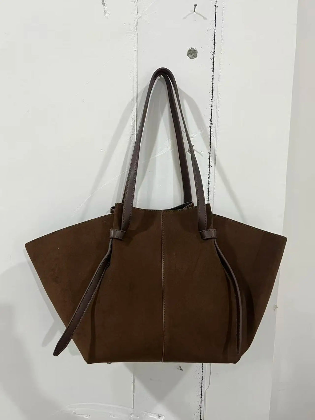 Sac fourre-tout de luxe en Faux daim pour femmes, sac à bandoulière de grande capacité, sac à main de styliste