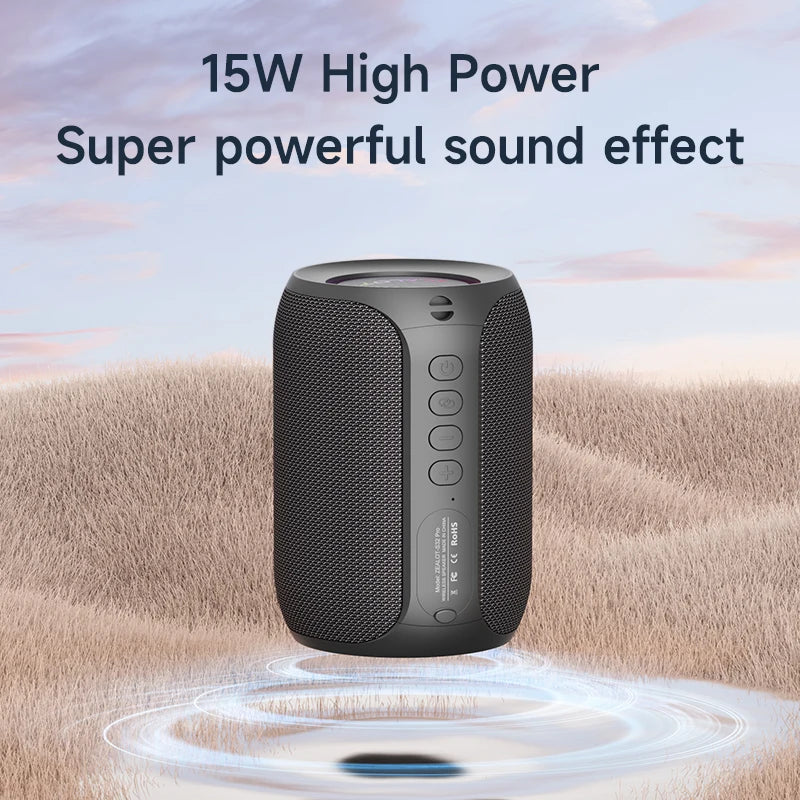 ZEALOT-S32PRO Portable Bluetooth 5.2 Speaker Outdoor Waterproof Wireless TWS Mini Column Box Speaker Outdoor TF Card Boom Box