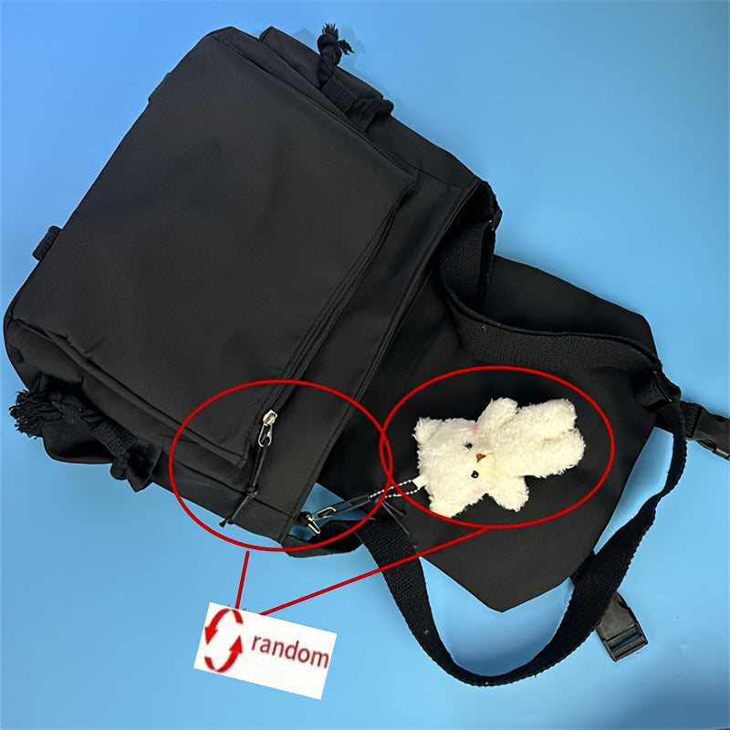 Nylon Handbags Shoulder Bag Large Capacity Crossbody Bags for s Men Harajuku Messenger Bag Student Bags, Suitable for Women